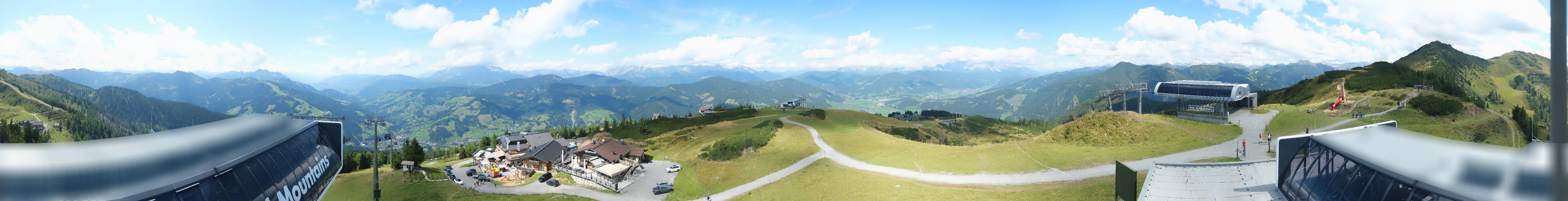 Archiv Foto Webcam Wagrain Grießenkareck - Bergstation Flying Mozart