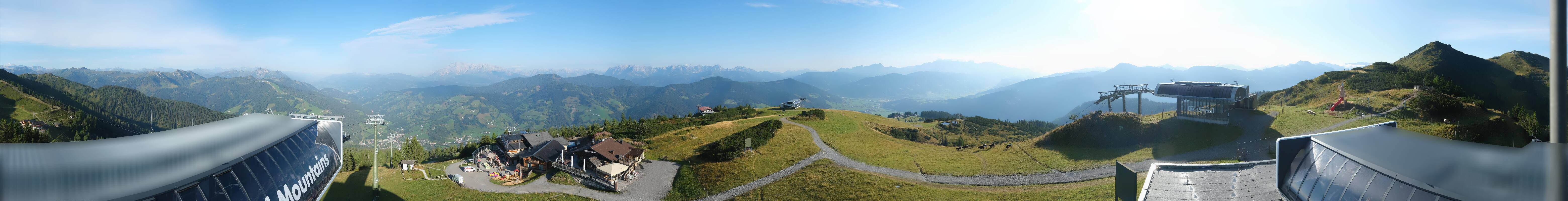 Archiv Foto Webcam Wagrain Grießenkareck - Bergstation Flying Mozart