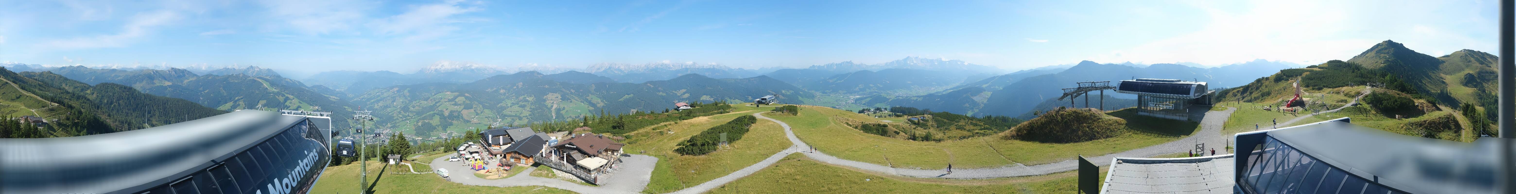 Archiv Foto Webcam Wagrain Grießenkareck - Bergstation Flying Mozart