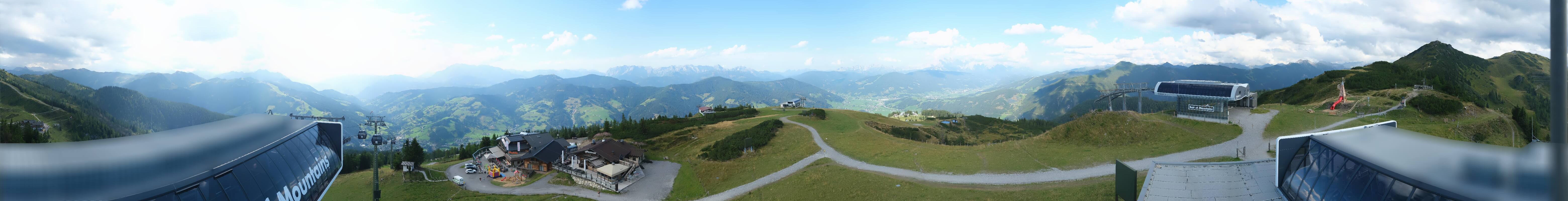 Archiv Foto Webcam Wagrain Grießenkareck - Bergstation Flying Mozart