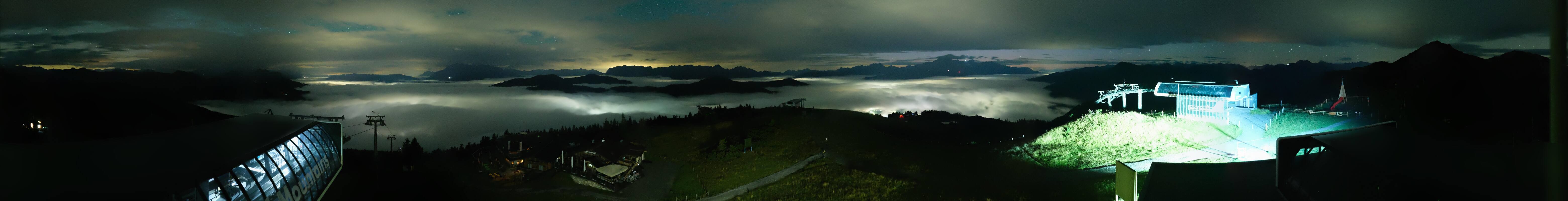 Archiv Foto Webcam Wagrain Grießenkareck - Bergstation Flying Mozart