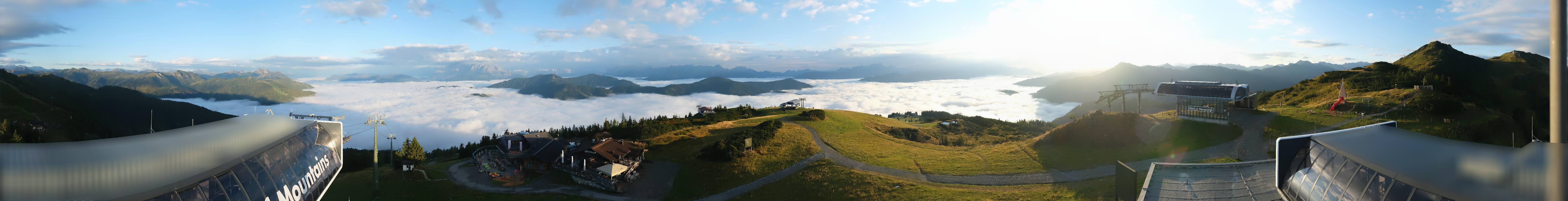 Archiv Foto Webcam Wagrain Grießenkareck - Bergstation Flying Mozart