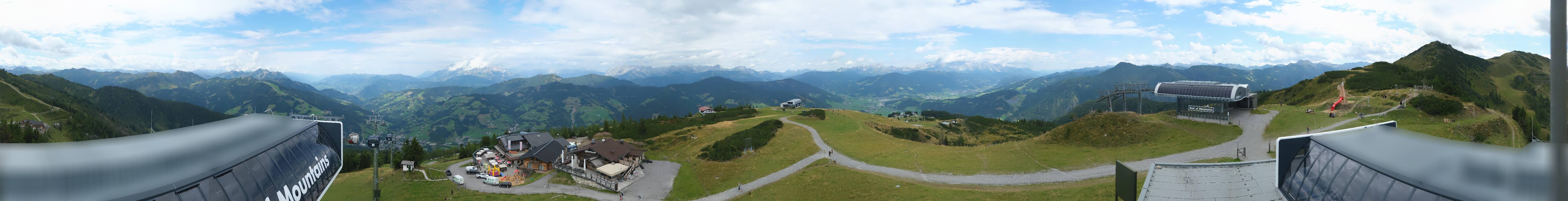 Archiv Foto Webcam Wagrain Grießenkareck - Bergstation Flying Mozart