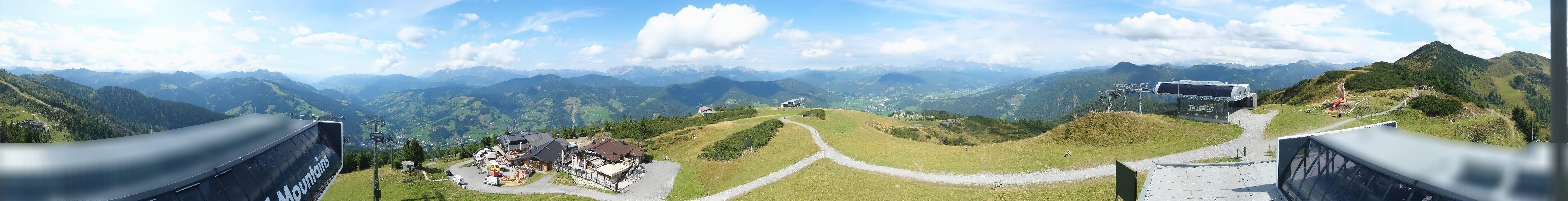 Archiv Foto Webcam Wagrain Grießenkareck - Bergstation Flying Mozart