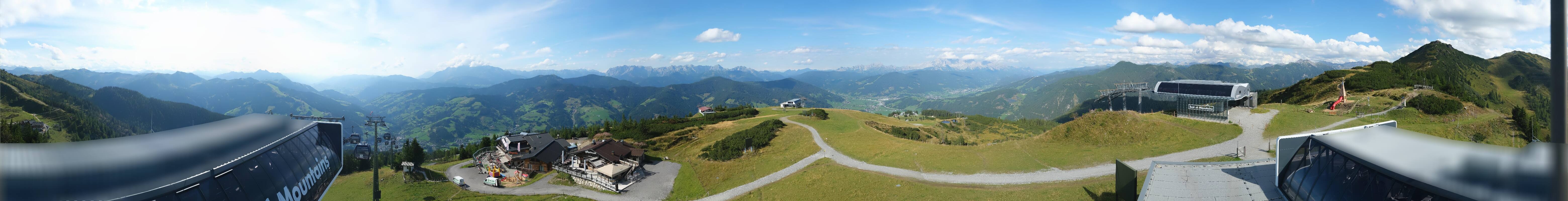 Archiv Foto Webcam Wagrain Grießenkareck - Bergstation Flying Mozart