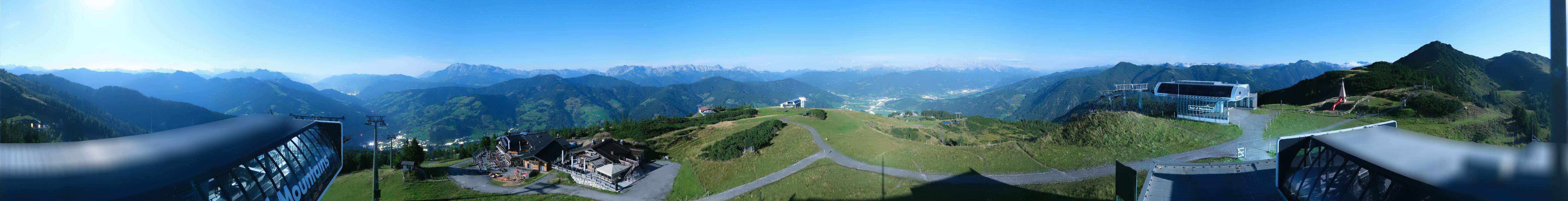 Archiv Foto Webcam Wagrain Grießenkareck - Bergstation Flying Mozart