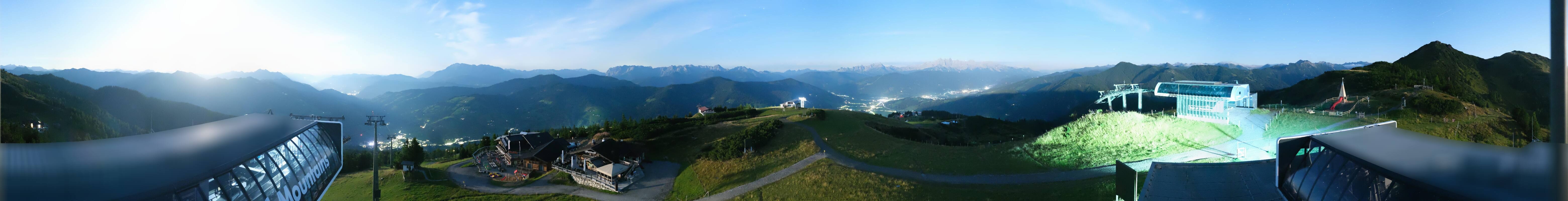 Archived image Webcam Wagrain - Top Station Flying Mozart
