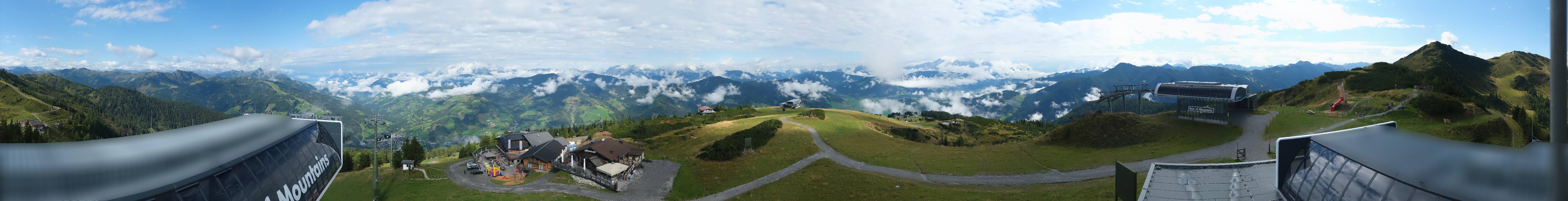 Archiv Foto Webcam Wagrain Grießenkareck - Bergstation Flying Mozart