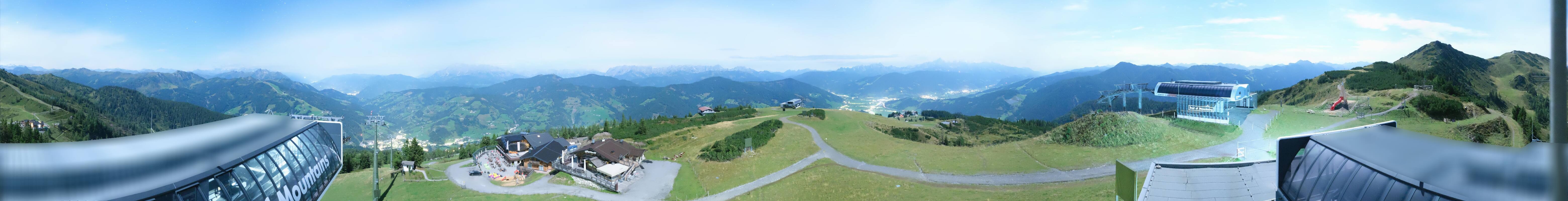 Archiv Foto Webcam Wagrain Grießenkareck - Bergstation Flying Mozart