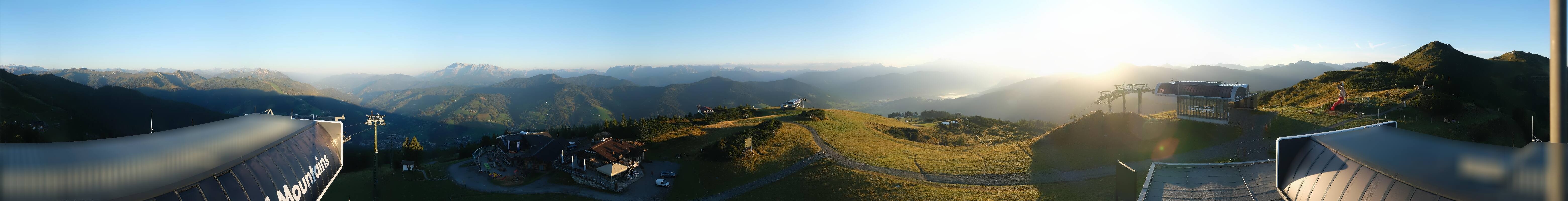 Archiv Foto Webcam Wagrain Grießenkareck - Bergstation Flying Mozart