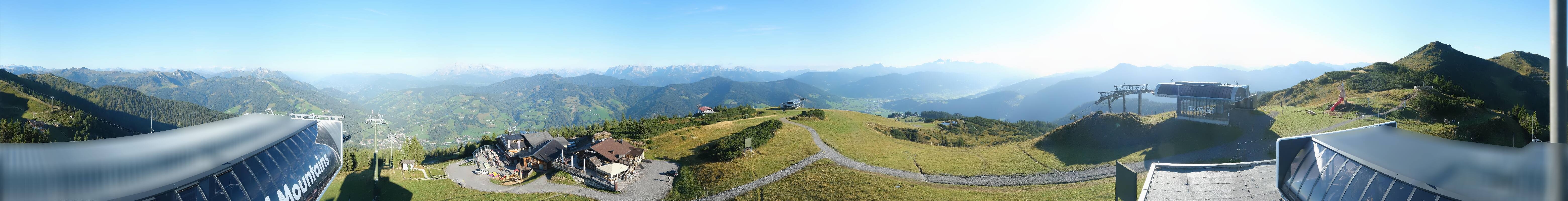 Archiv Foto Webcam Wagrain Grießenkareck - Bergstation Flying Mozart