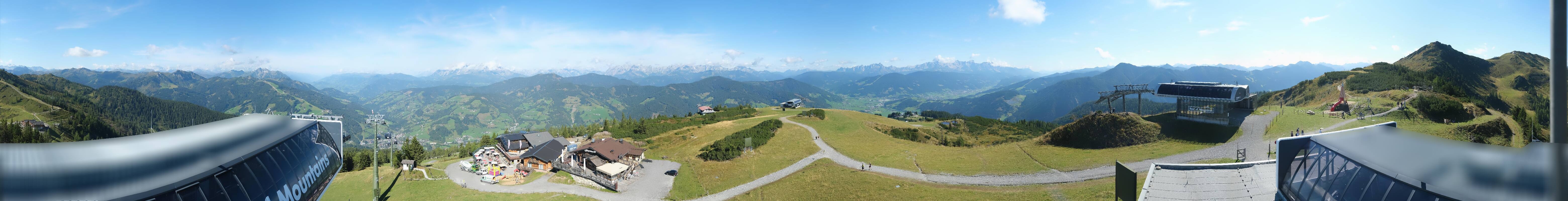 Archiv Foto Webcam Wagrain Grießenkareck - Bergstation Flying Mozart