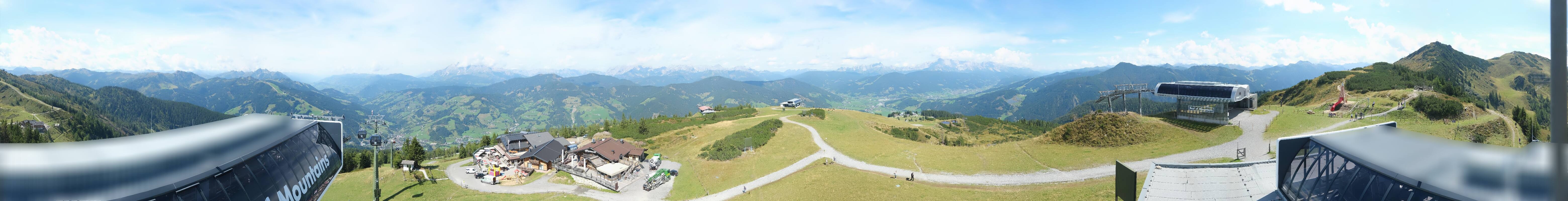 Archiv Foto Webcam Wagrain Grießenkareck - Bergstation Flying Mozart