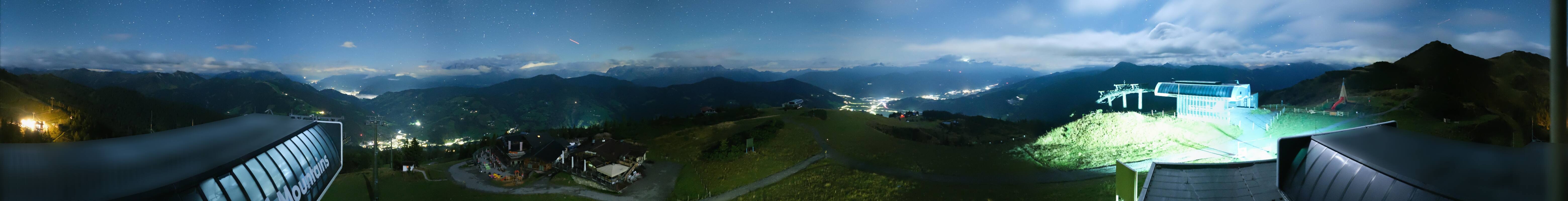 Archiv Foto Webcam Wagrain Grießenkareck - Bergstation Flying Mozart