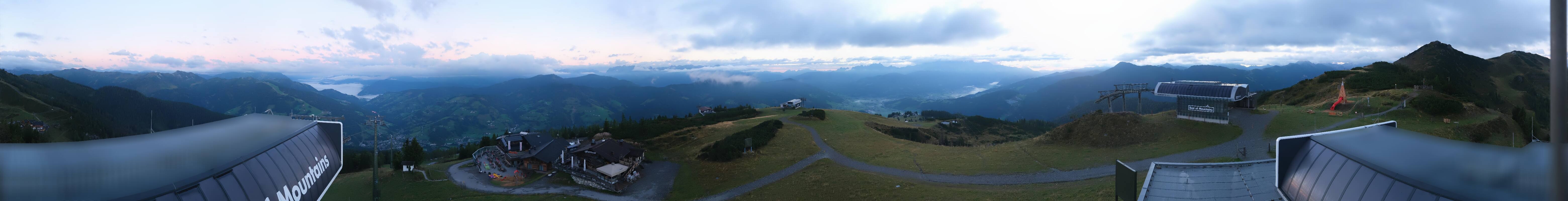 Archiv Foto Webcam Wagrain Grießenkareck - Bergstation Flying Mozart