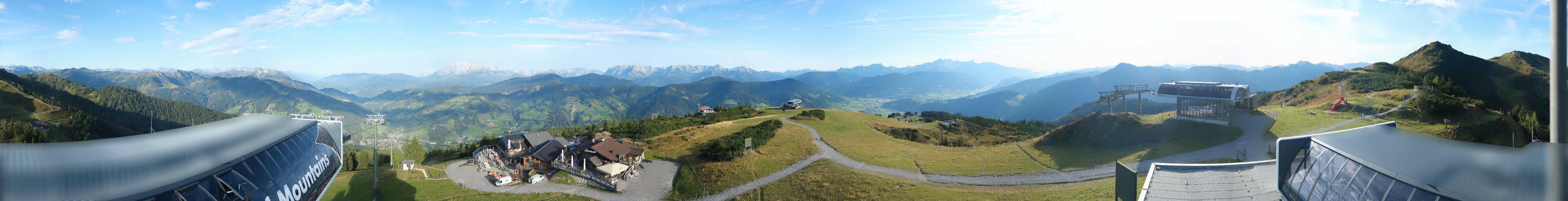 Archiv Foto Webcam Wagrain Grießenkareck - Bergstation Flying Mozart