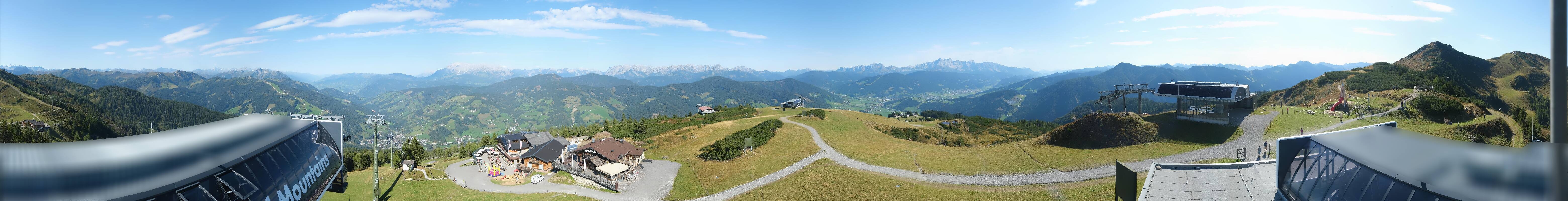 Archiv Foto Webcam Wagrain Grießenkareck - Bergstation Flying Mozart
