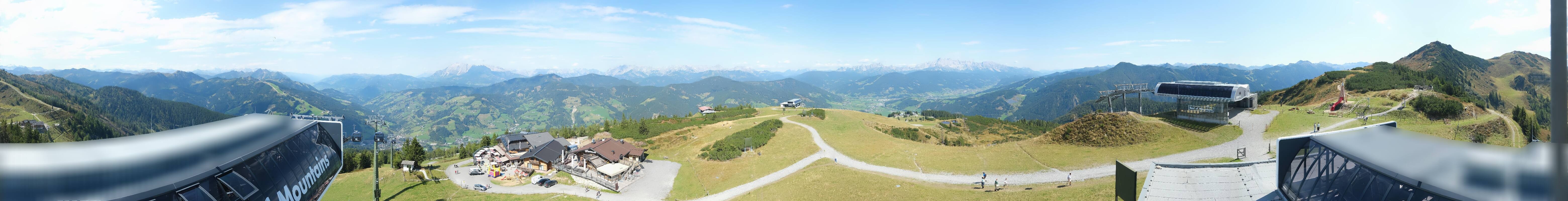Archiv Foto Webcam Wagrain Grießenkareck - Bergstation Flying Mozart