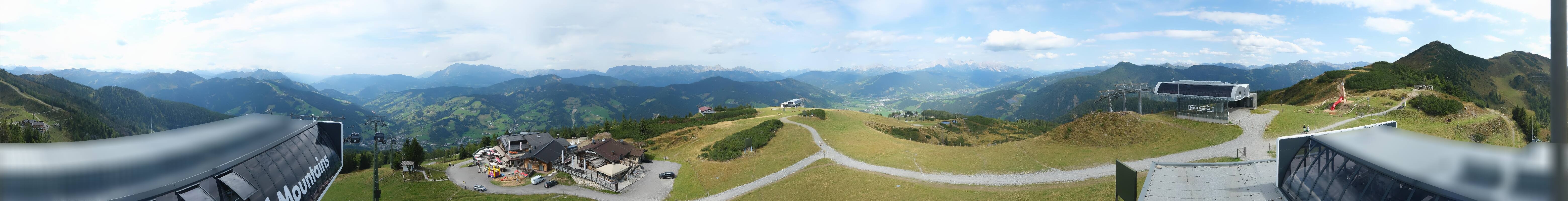 Archiv Foto Webcam Wagrain Grießenkareck - Bergstation Flying Mozart