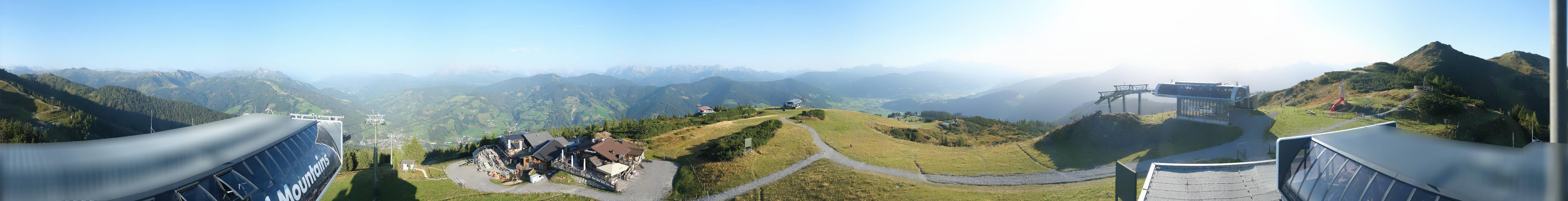 Archiv Foto Webcam Wagrain Grießenkareck - Bergstation Flying Mozart
