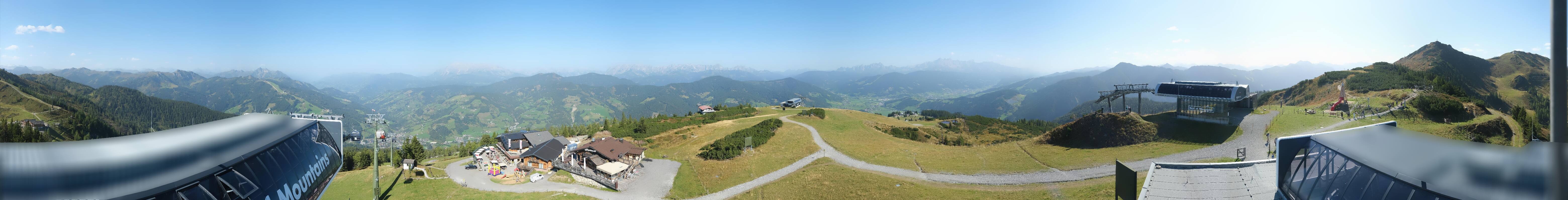Archiv Foto Webcam Wagrain Grießenkareck - Bergstation Flying Mozart