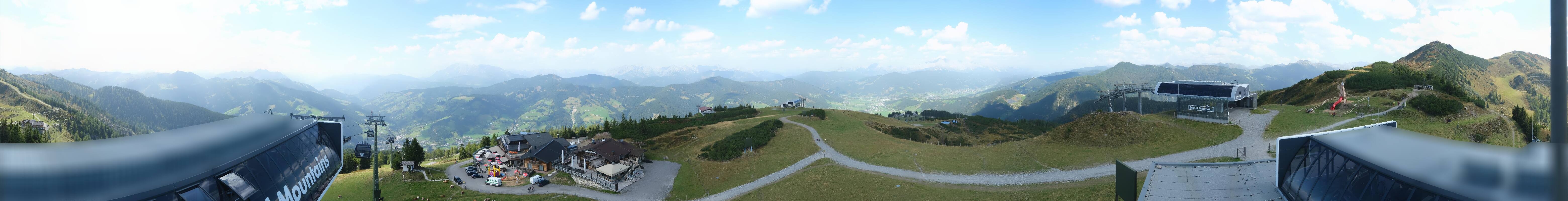 Archiv Foto Webcam Wagrain Grießenkareck - Bergstation Flying Mozart