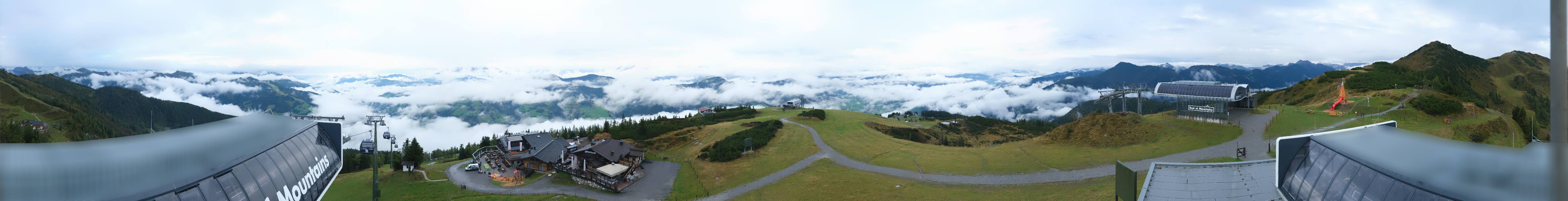 Archiv Foto Webcam Wagrain Grießenkareck - Bergstation Flying Mozart
