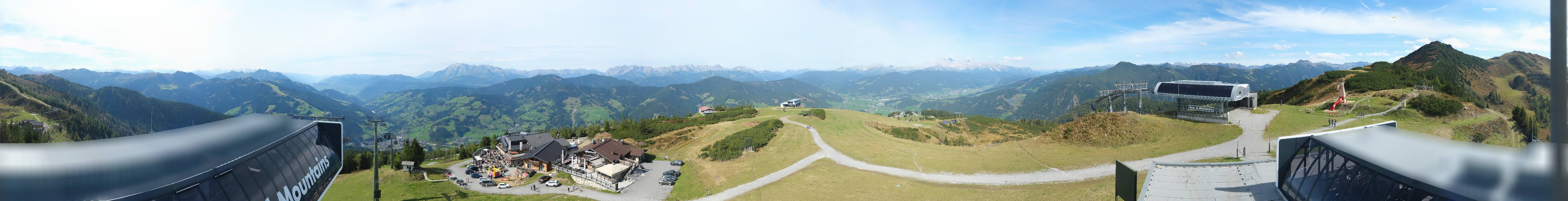 Archiv Foto Webcam Wagrain Grießenkareck - Bergstation Flying Mozart