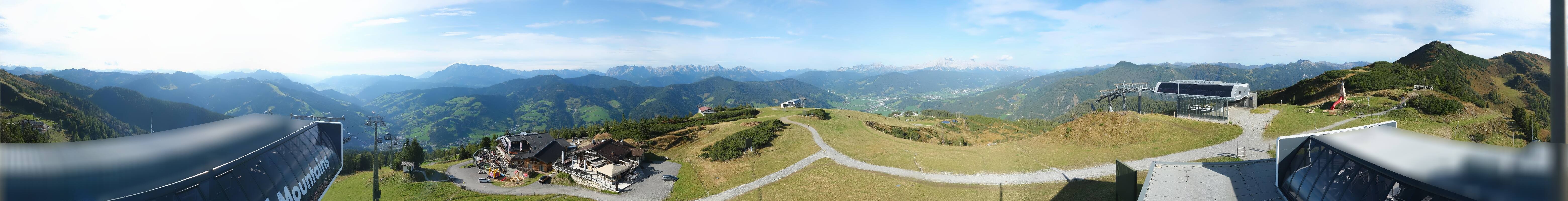 Archiv Foto Webcam Wagrain Grießenkareck - Bergstation Flying Mozart