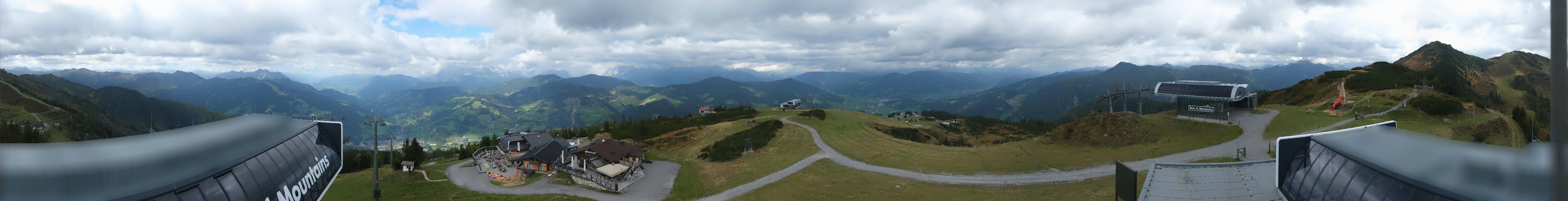 Archiv Foto Webcam Wagrain Grießenkareck - Bergstation Flying Mozart