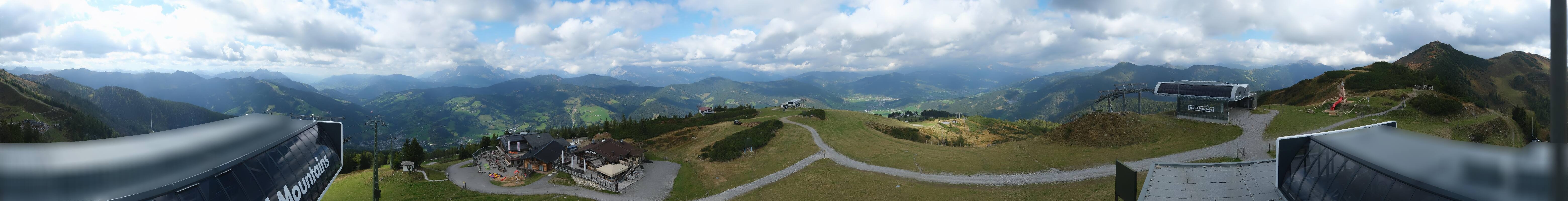 Archiv Foto Webcam Wagrain Grießenkareck - Bergstation Flying Mozart
