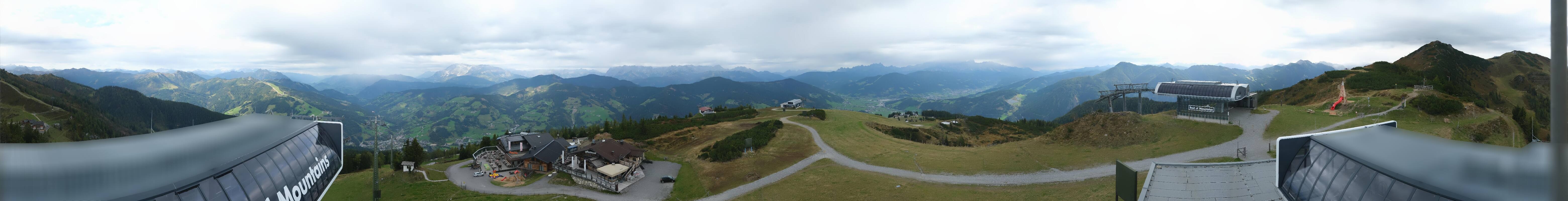 Archiv Foto Webcam Wagrain Grießenkareck - Bergstation Flying Mozart