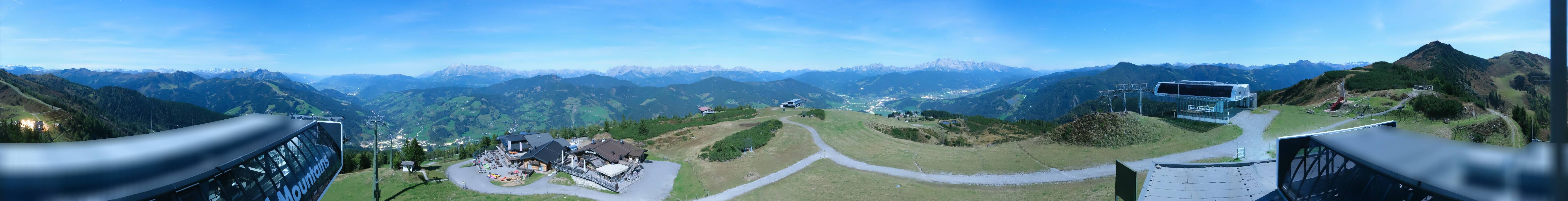 Archiv Foto Webcam Wagrain Grießenkareck - Bergstation Flying Mozart