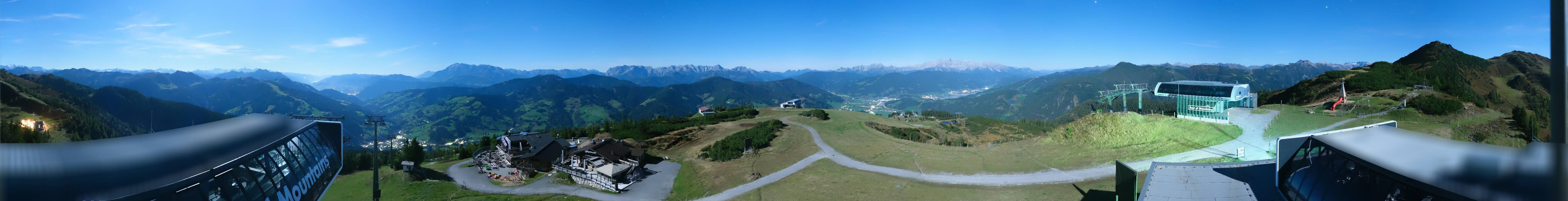 Archiv Foto Webcam Wagrain Grießenkareck - Bergstation Flying Mozart