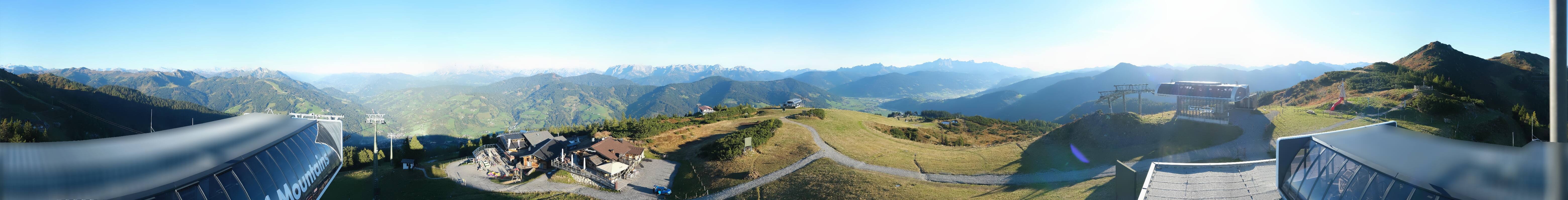 Archiv Foto Webcam Wagrain Grießenkareck - Bergstation Flying Mozart