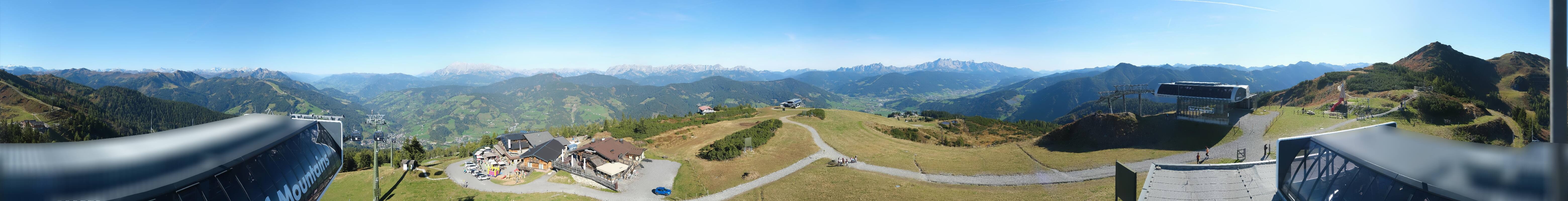 Archiv Foto Webcam Wagrain Grießenkareck - Bergstation Flying Mozart