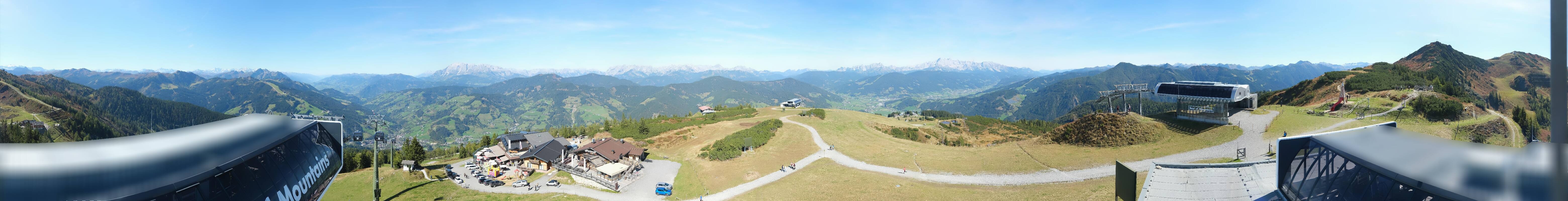 Archiv Foto Webcam Wagrain Grießenkareck - Bergstation Flying Mozart