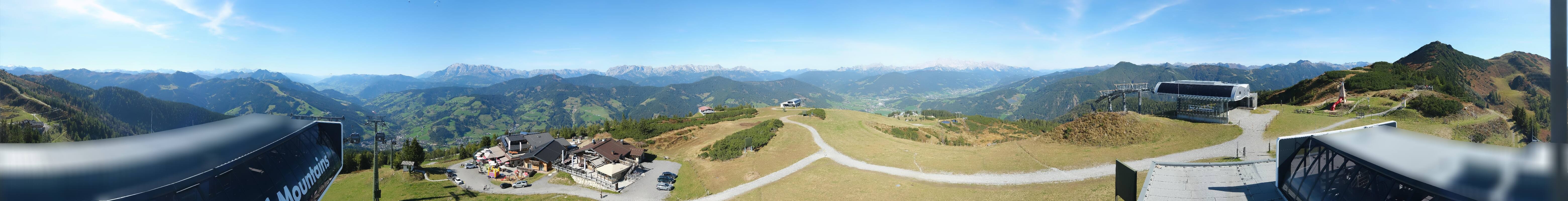 Archiv Foto Webcam Wagrain Grießenkareck - Bergstation Flying Mozart