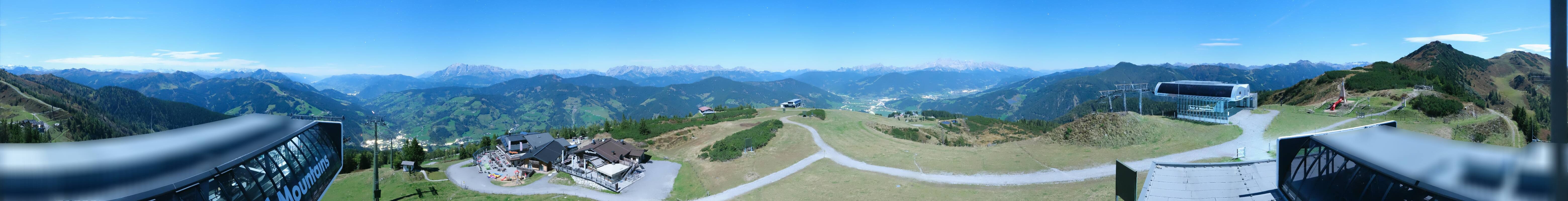 Archiv Foto Webcam Wagrain Grießenkareck - Bergstation Flying Mozart
