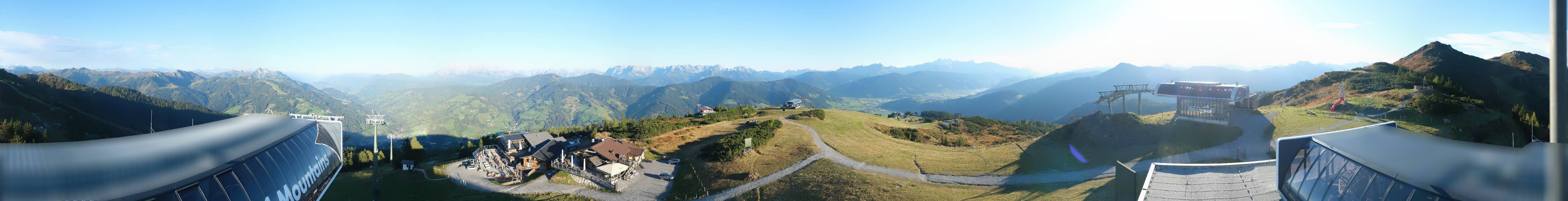 Archiv Foto Webcam Wagrain Grießenkareck - Bergstation Flying Mozart