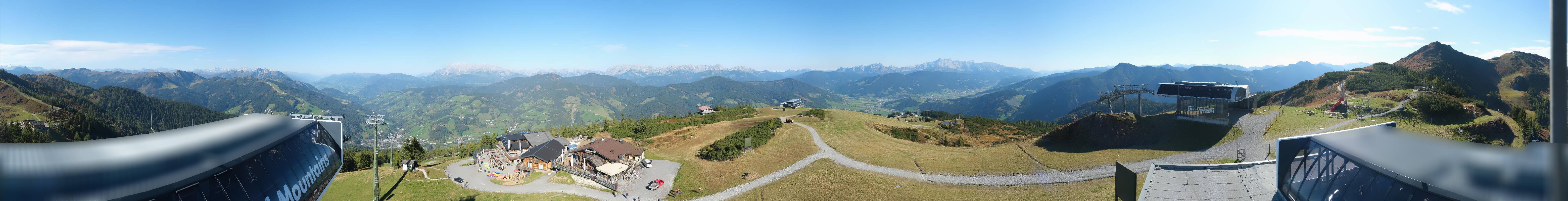 Archiv Foto Webcam Wagrain Grießenkareck - Bergstation Flying Mozart