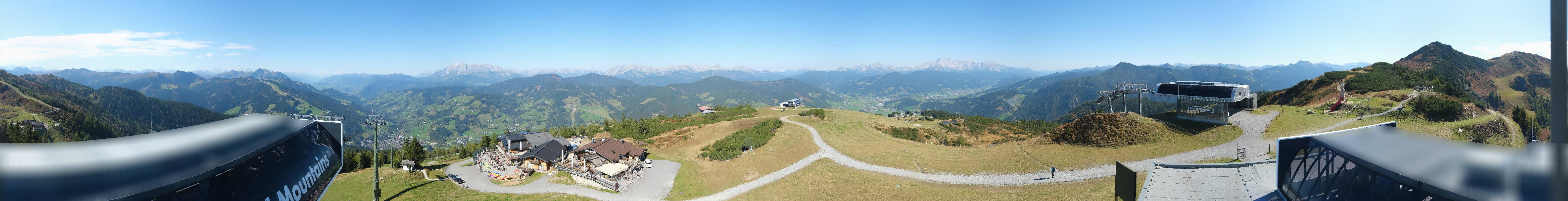 Archiv Foto Webcam Wagrain Grießenkareck - Bergstation Flying Mozart