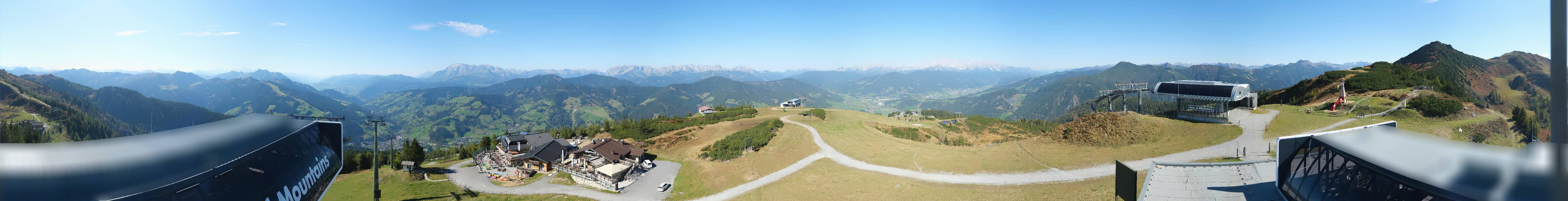 Archiv Foto Webcam Wagrain Grießenkareck - Bergstation Flying Mozart
