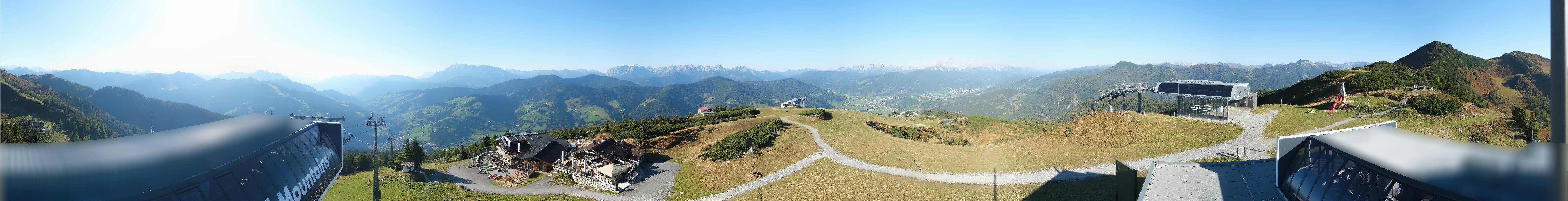 Archiv Foto Webcam Wagrain Grießenkareck - Bergstation Flying Mozart