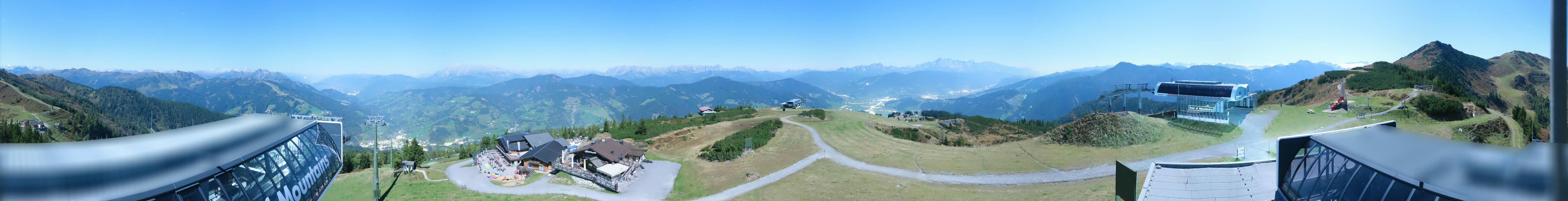 Archiv Foto Webcam Wagrain Grießenkareck - Bergstation Flying Mozart