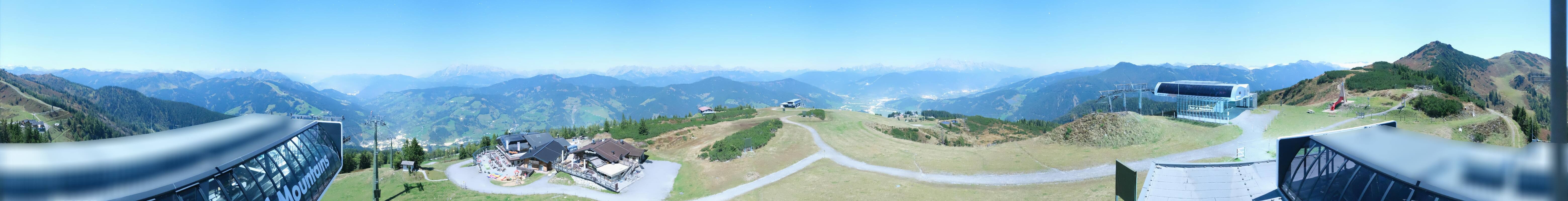 Archiv Foto Webcam Wagrain Grießenkareck - Bergstation Flying Mozart