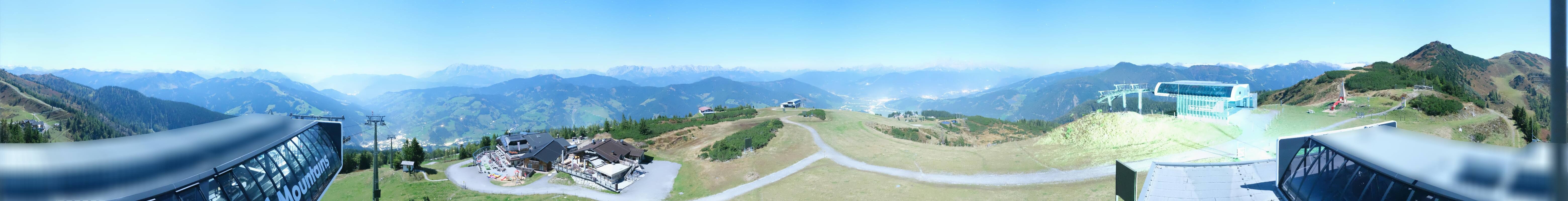 Archiv Foto Webcam Wagrain Grießenkareck - Bergstation Flying Mozart