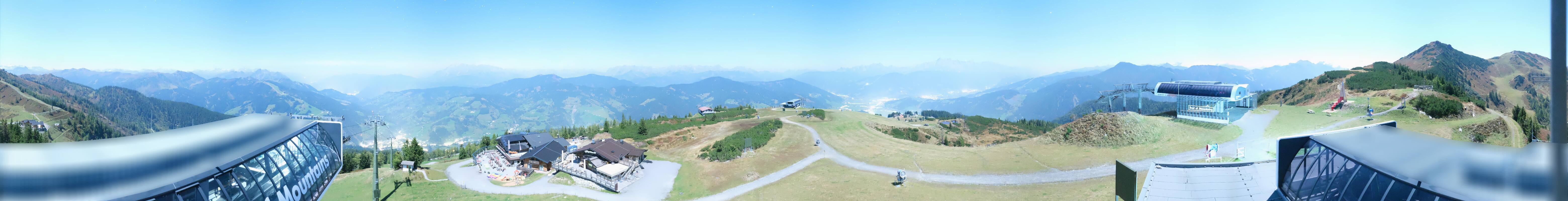 Archiv Foto Webcam Wagrain Grießenkareck - Bergstation Flying Mozart