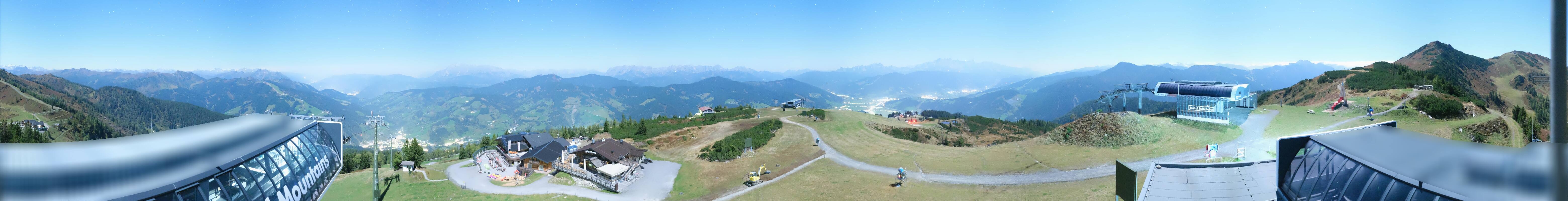 Archiv Foto Webcam Wagrain Grießenkareck - Bergstation Flying Mozart
