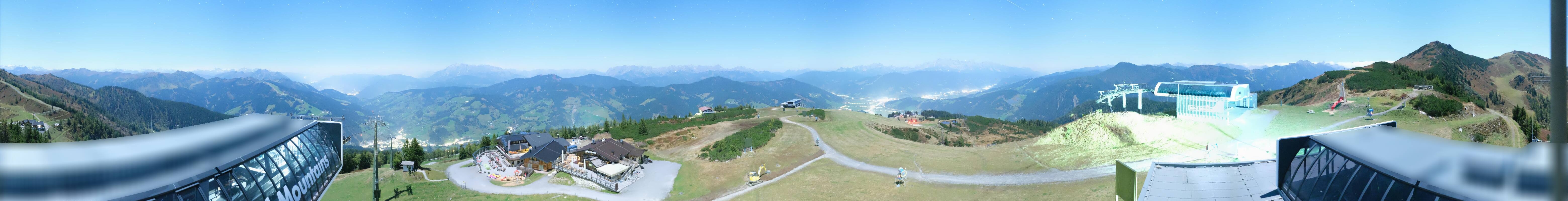 Archiv Foto Webcam Wagrain Grießenkareck - Bergstation Flying Mozart